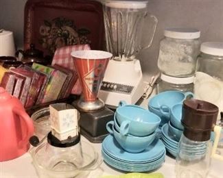 Kitchen goodies, vintage and new