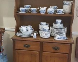 Great smaller kitchen hutch with storage