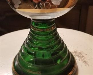 German "Roemer" Wine glass music box 