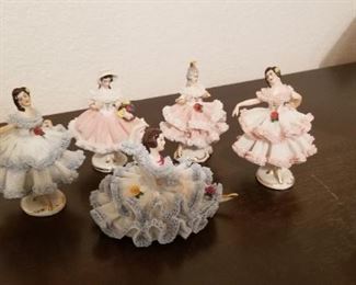 Dresden and KPM ballerinas, smaller sizes