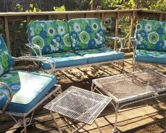 Awesome mid-century outdoor set