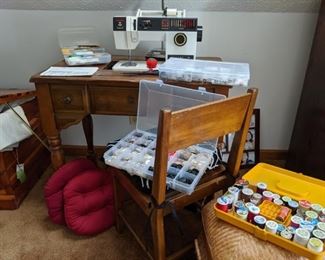 Sewing machine & cabinet