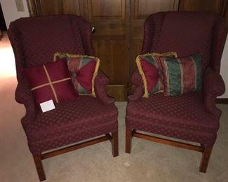 2 High Back Chairs