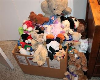 E.T. has to be hiding in this box of Beanie Babies