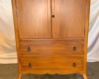 wood armoire