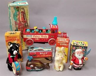 several battery op toys