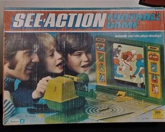 several vintage games & toys