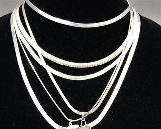 choice of Sterling necklaces