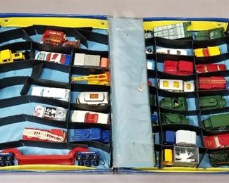 Hot Wheels in case