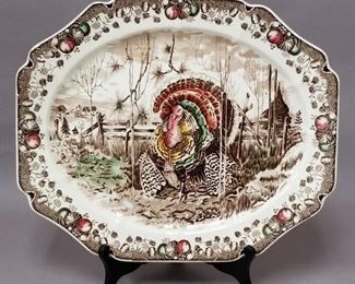 large Johnson Brothers "His Majesty" platter