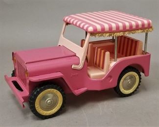 1962 Tonka pink jeep in Elvis Pink