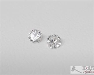 107: Two 1/16ct Loose Diamonds
Each one is approx 1/16ct 
J24 4 of 5