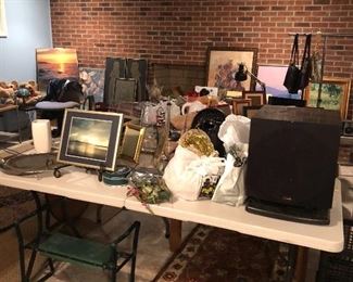 Basement: $5 per item sale. SHELVES ARE NOT FOR SALE!