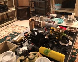 Basement: $5 per item sale. SHELVES ARE NOT FOR SALE!