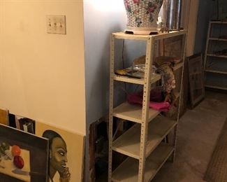 Basement: $5 per item sale. SHELVES ARE NOT FOR SALE!