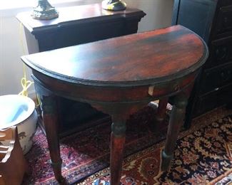 Half moon table
