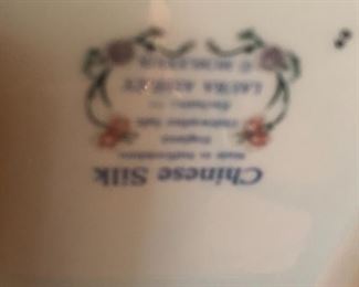 Laura Ashley Chinese Silk dishes