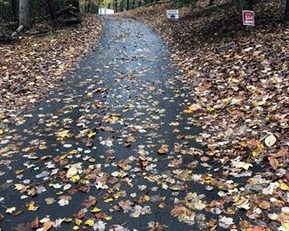FOLLOW LONG FLAT DRIVEWAY TO THE END