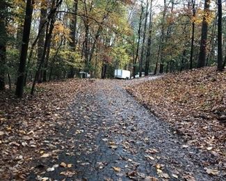 FOLLOW LONG FLAT DRIVEWAY TO THE END