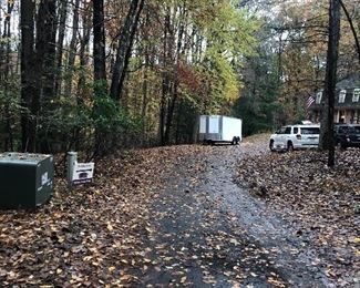 FOLLOW LONG FLAT DRIVEWAY TO THE END TRAILERS ARE NOT FOR SALE!