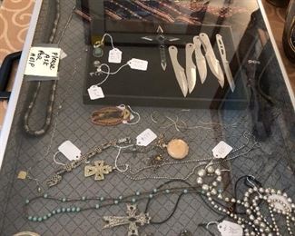 Jewelry and knives