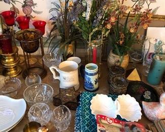 Items on table are $1 each (firm, not 1/2 off!)
