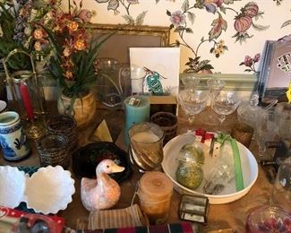 Items on table are $1 each (firm, not 1/2 off!)