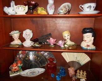 Vintage head vases and more