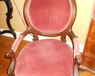 Lovely antique parlor chair