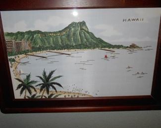 Vintage Hawaii theme decor
