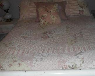 Antique full iron bed