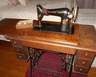 Singer in cabinet