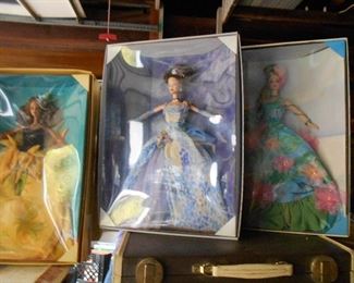 Collectible Barbie dolls