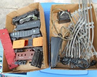 Lionel train set/ we have numerous train items