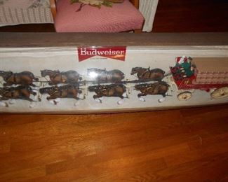 1980's MINT CONDITION Budweiser sign