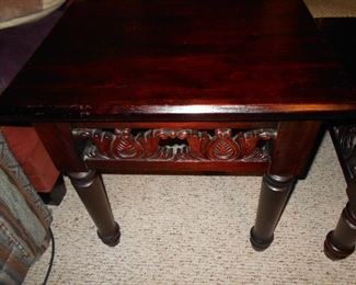 Spanish flair end and coffee tables