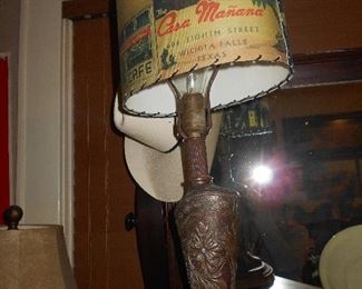 Western motif lamp