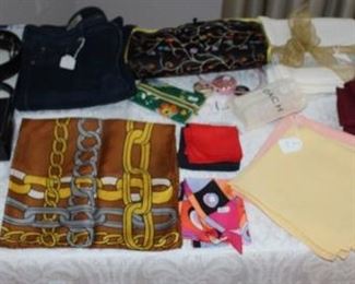 Belts, scarves, napkins and dust covers.  