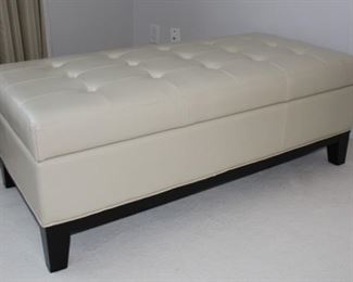 Storage ottoman.  53" W x 25"Dx20"H.  