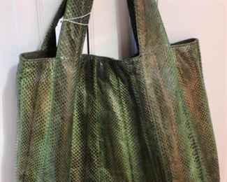Beirn snakeskin bag.