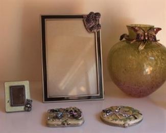 Some of the items pictured are Jay Strongwater.  