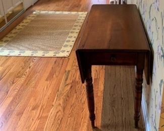 Single Drawer drop leaf table.