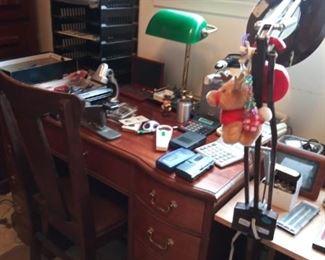 Desk and office supplies