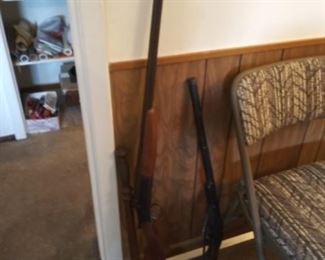 12 Gauge shot gun and daisy bb gun