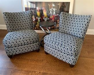 Pair of Baker side chairs 
