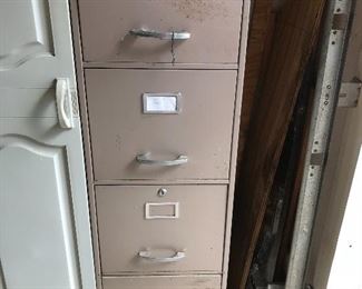 Several Filing Cabinets