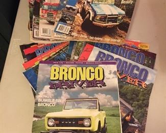 Bronco Driver Magazines & Parts Catalogs