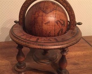 Wooden Desk Globe
