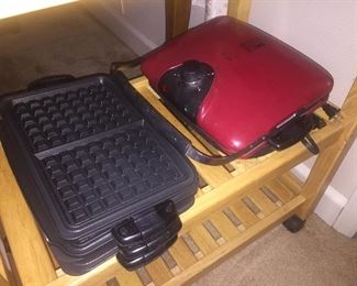George Foreman Lean Mean Fat Grilling Machine with Interchangeable Grill Plates