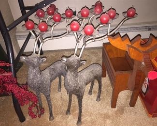Reindeer Candleholders